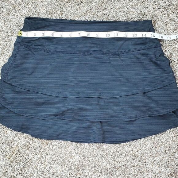 Athleta Gray Heather Layer Ruffle Skort - Picture 5 of 7